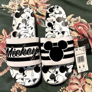 Adidas x Disney Adilette Comfort Slides 'Mickey Mouse' GW1057 size 8M / 9W  NWT